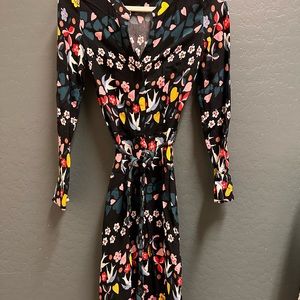 Boden button down midi dress